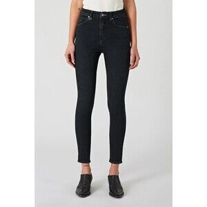 Neuw Size 11R Marilyn Skinny Jeans Black Denim High Rise Slim Fit Cotton Stretch